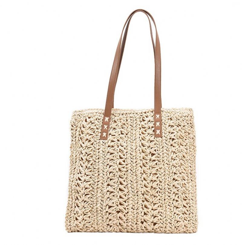 Torebka Damska Elsy Summer Straw - Bei ge