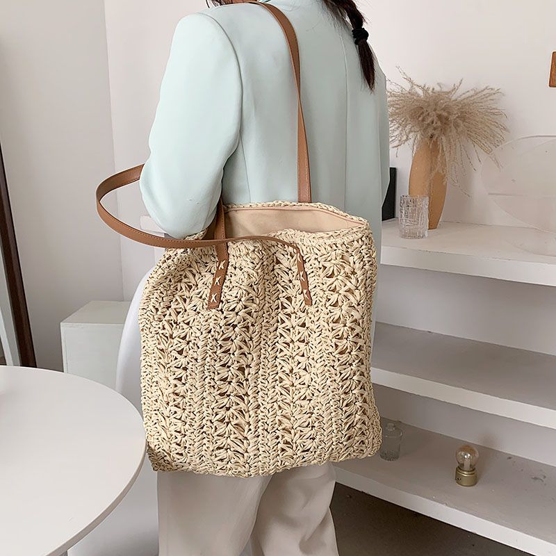 Torebka Damska Elsy Summer Straw - Bei ge
