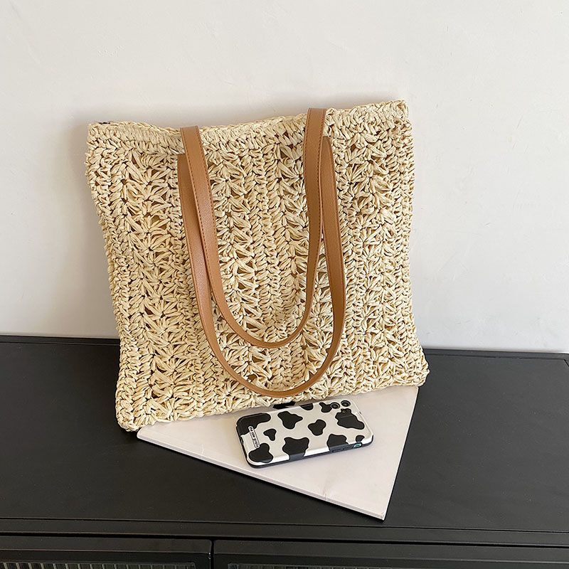 Torebka Damska Elsy Summer Straw - Bei ge