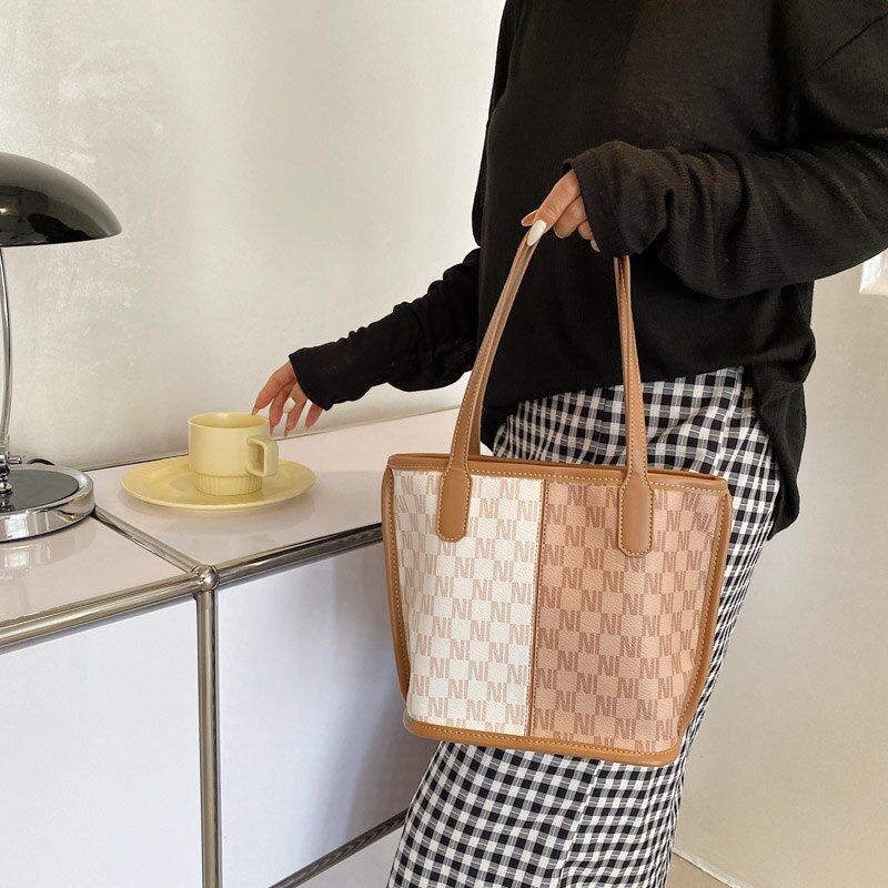 Torebka Damska Graciola Trend Designerlleather Tote - Khaki
