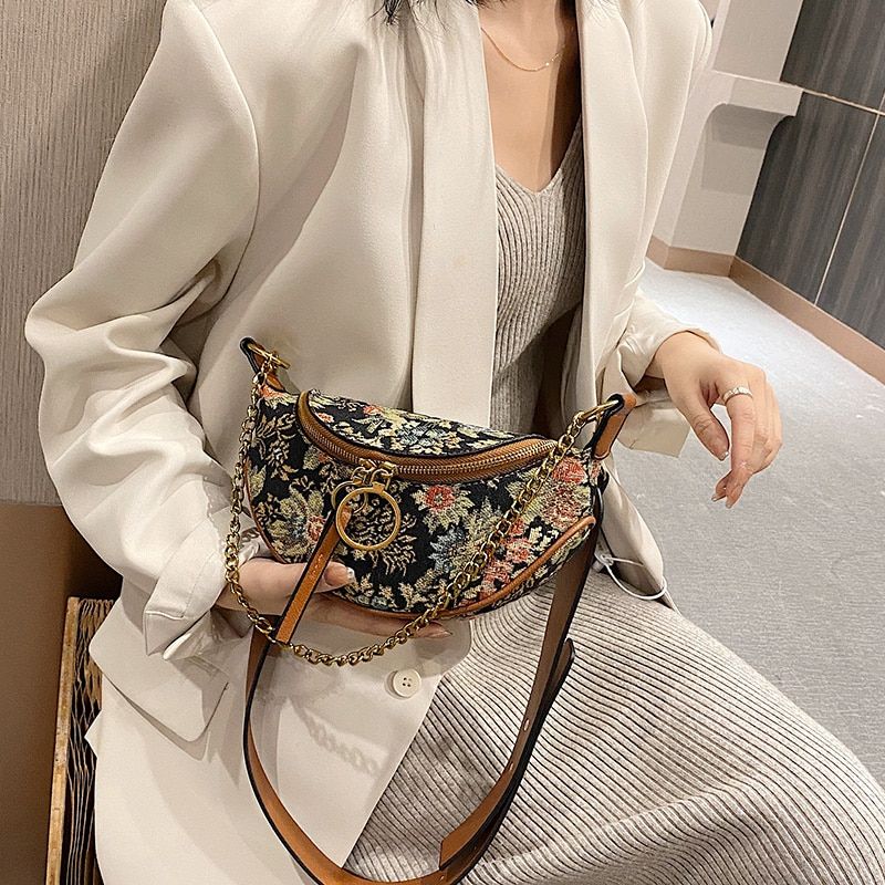 Torebka Damska Hasan Designer Luxury Cloth - Czarny