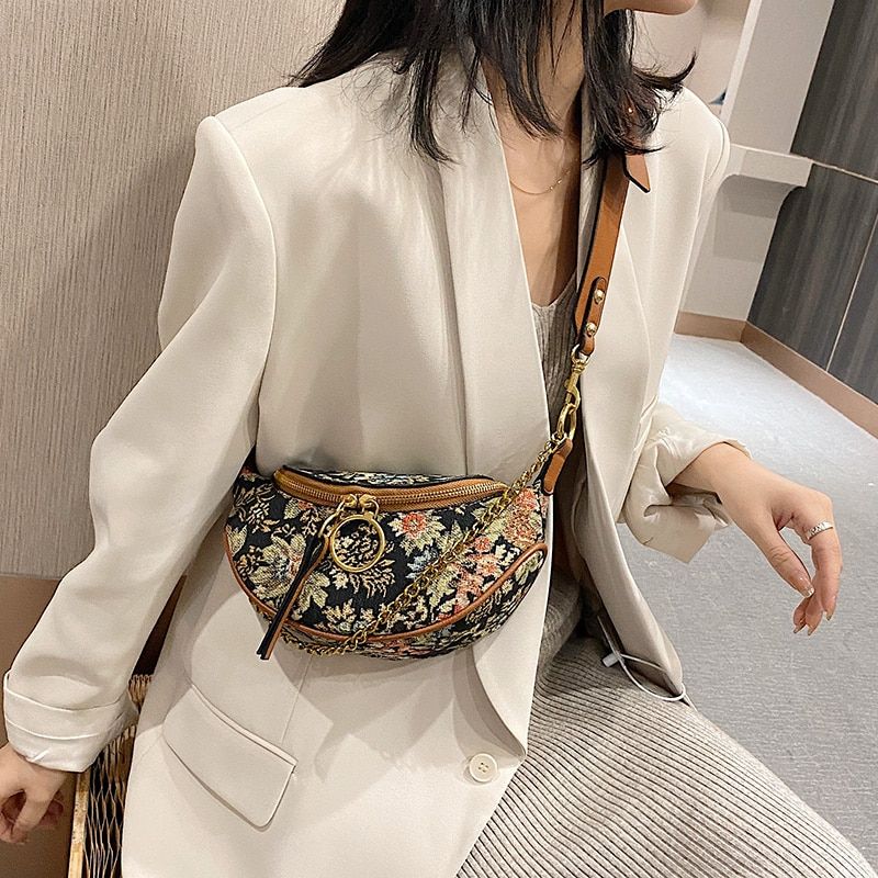 Torebka Damska Hasan Designer Luxury Cloth - Czarny