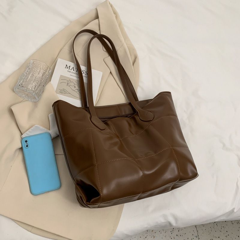 Torebka Damska Kata Minimalist Quilted - Czarny