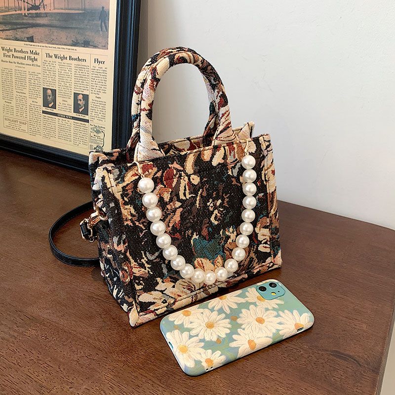 Torebka Damska Luksusowa Azalea Designer Large Tote - Duży brązowy