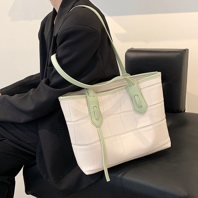 Torebka Damska Luksusowa Zalora Designer Ze Skóry Na Ramię - Khaki