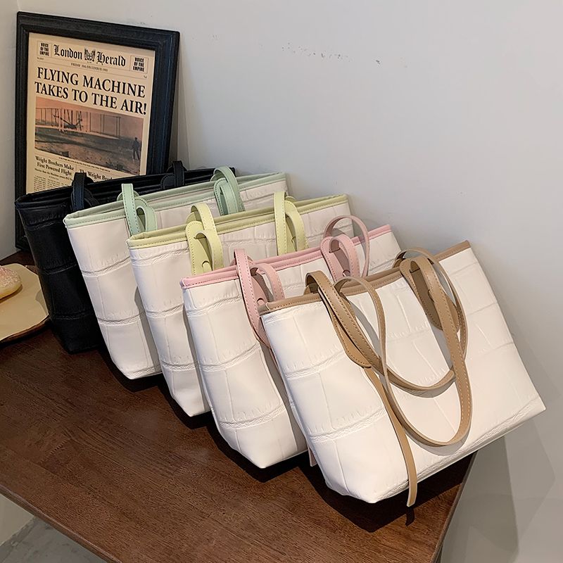 Torebka Damska Luksusowa Zalora Designer Ze Skóry Na Ramię - Khaki