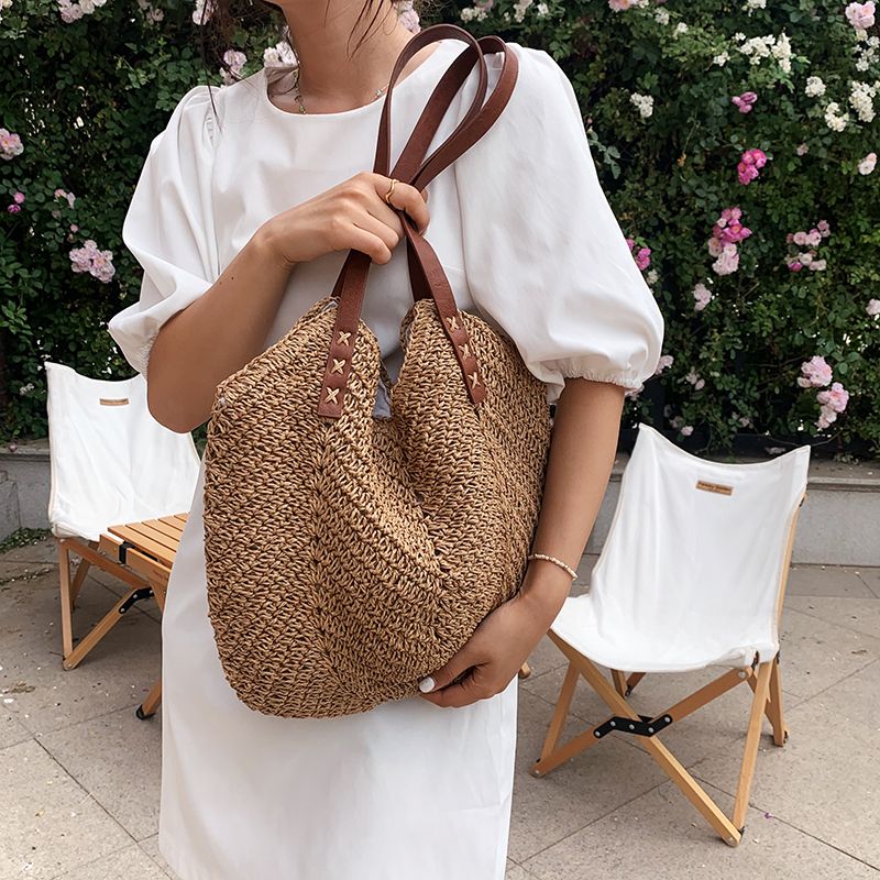 Torebka Damska Oliver Woven Beach - Khaki