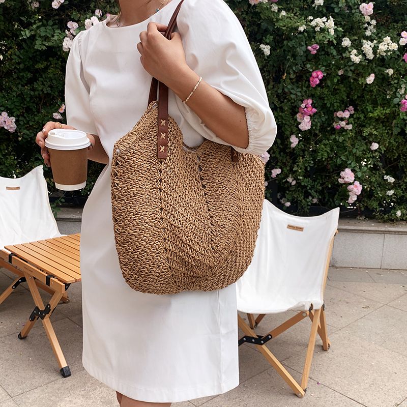 Torebka Damska Oliver Woven Beach - Khaki