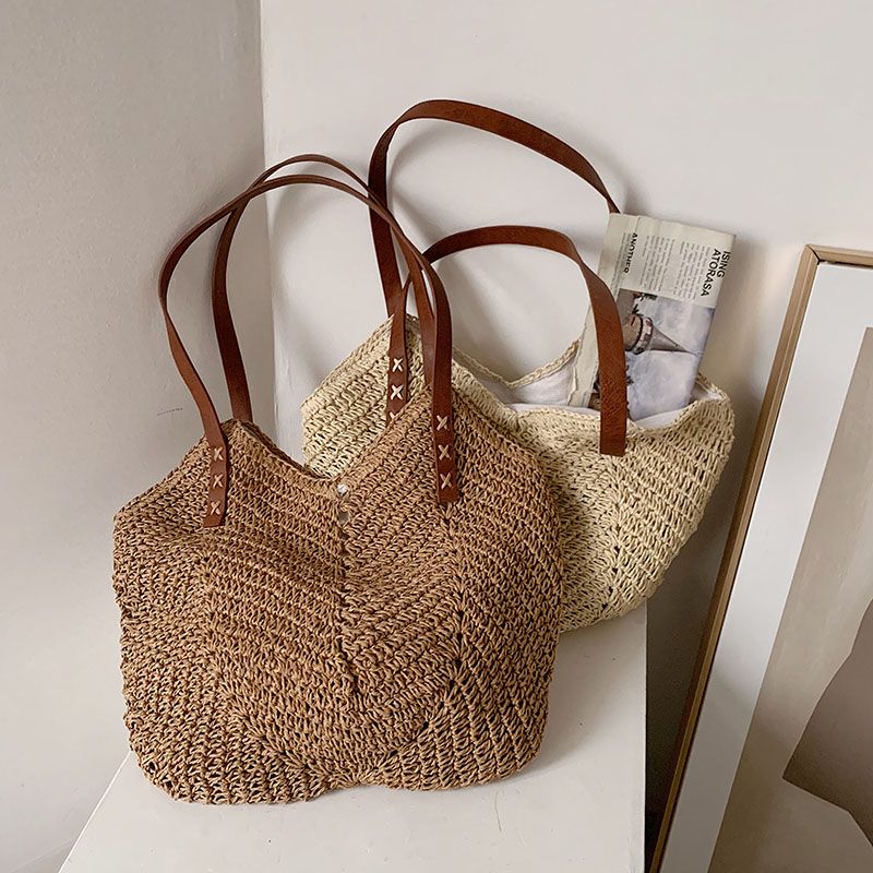 Torebka Damska Oliver Woven Beach - Khaki