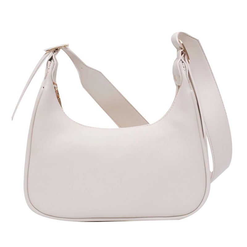 Torebka Damska Orly Mała Skórzana Crossbody - Biały