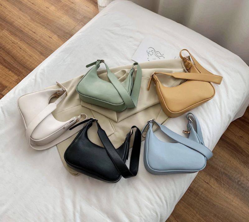 Torebka Damska Orly Mała Skórzana Crossbody - Biały