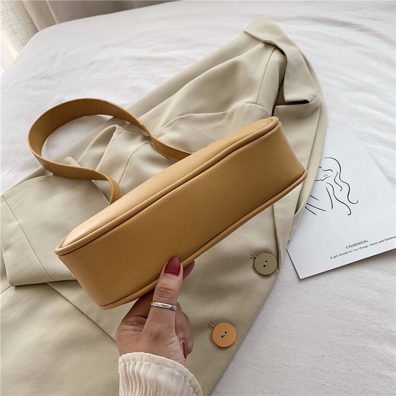 Torebka Damska Orly Mała Skórzana Crossbody - Biały