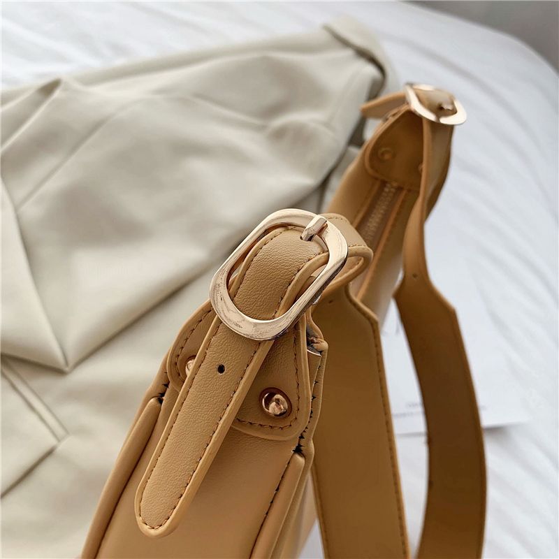 Torebka Damska Orly Mała Skórzana Crossbody - Biały