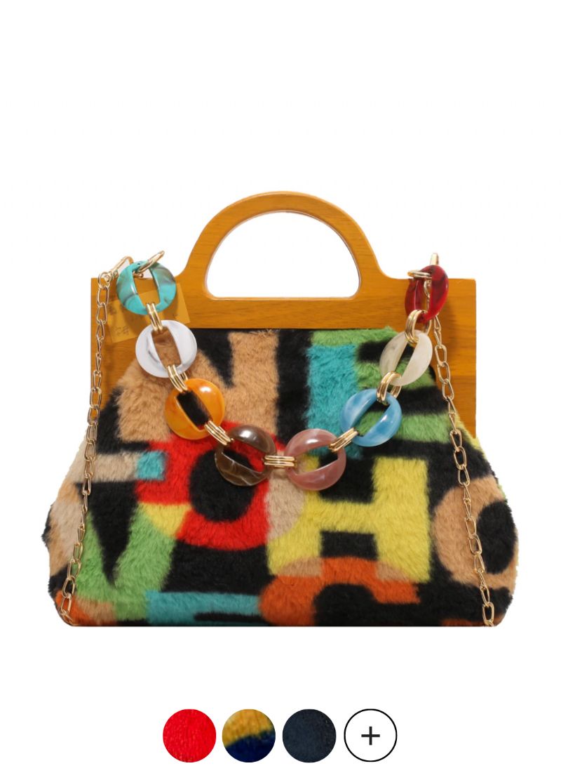 Torebka Damska Peter Faux Fur Plush Tote