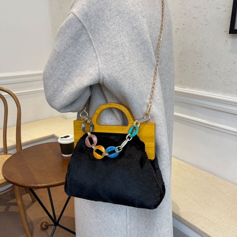 Torebka Damska Peter Faux Fur Plush Tote - Wielokolorowy