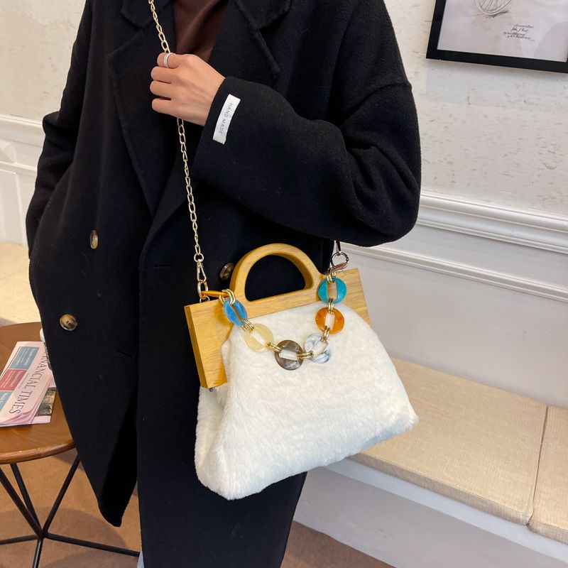 Torebka Damska Peter Faux Fur Plush Tote - Wielokolorowy