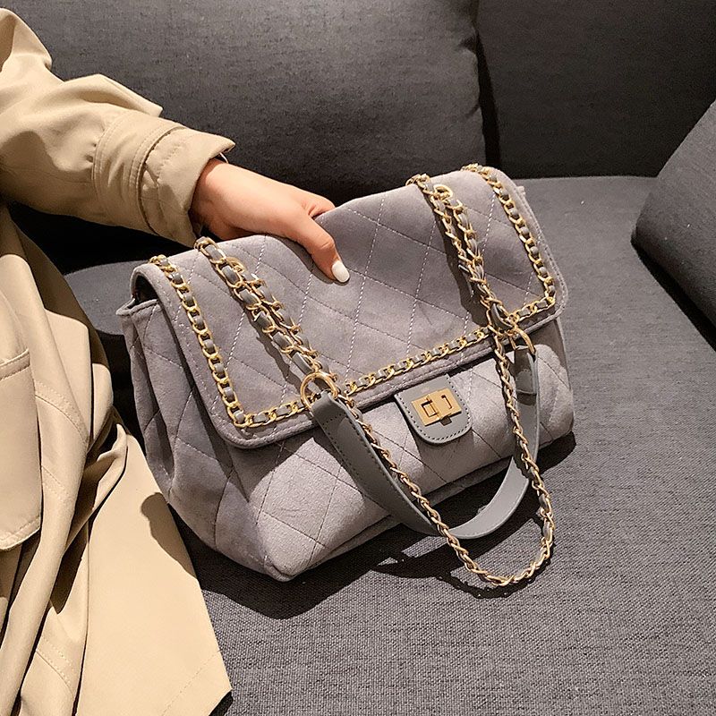 Torebka Damska Polenta Quilted Leather Na Ramię - Zielony