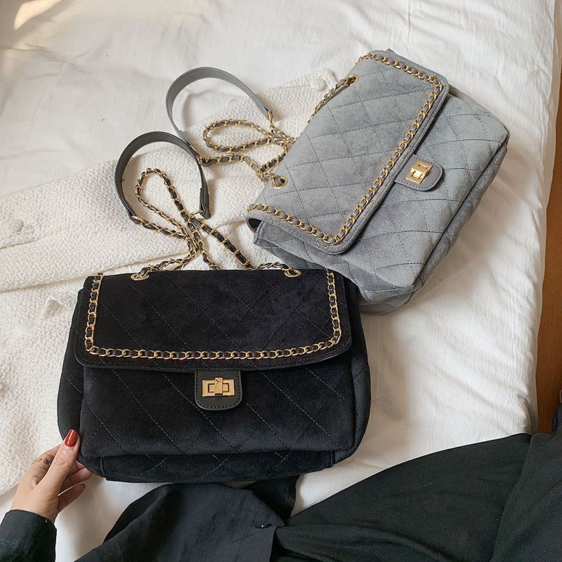Torebka Damska Polenta Quilted Leather Na Ramię - Zielony