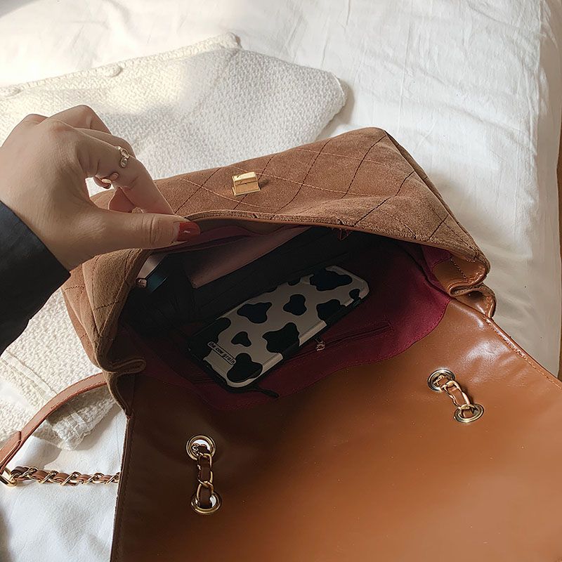 Torebka Damska Polenta Quilted Leather Na Ramię - Zielony