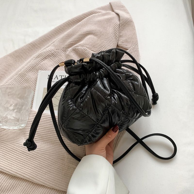Torebka Damska Puka Faux Leather Na Ramię - Czarny