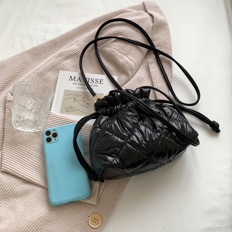 Torebka Damska Puka Faux Leather Na Ramię - Czarny