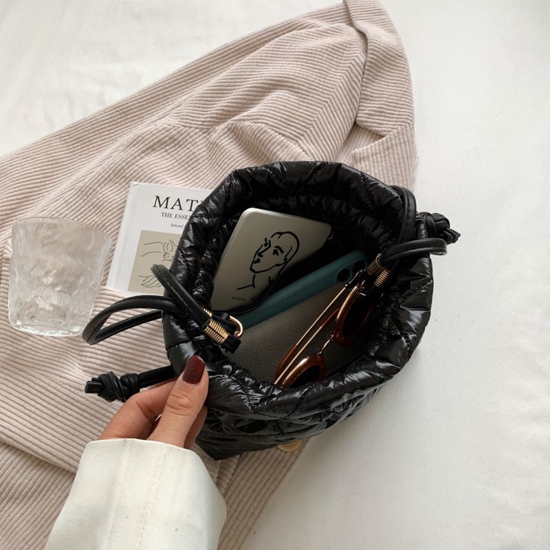 Torebka Damska Puka Faux Leather Na Ramię - Czarny