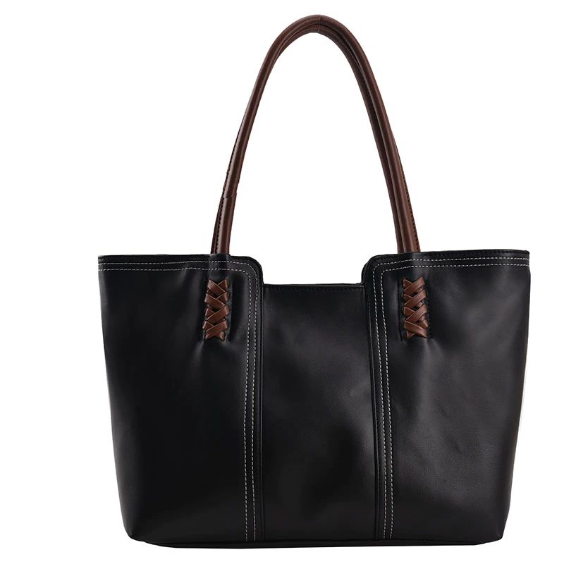 Torebka Damska Rizzo Designer Luxury O Dużej Pojemności - Czarny