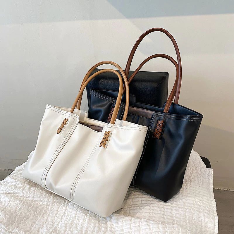 Torebka Damska Rizzo Designer Luxury O Dużej Pojemności - Czarny