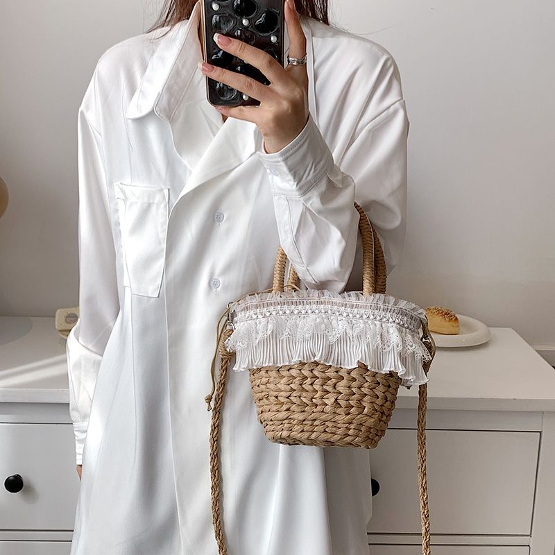 Torebka Damska Siul Summer Straw - Khaki