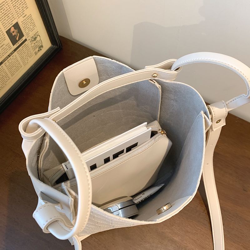 Torebka Damska Skórzana Buitron Crossbody - Beżowy