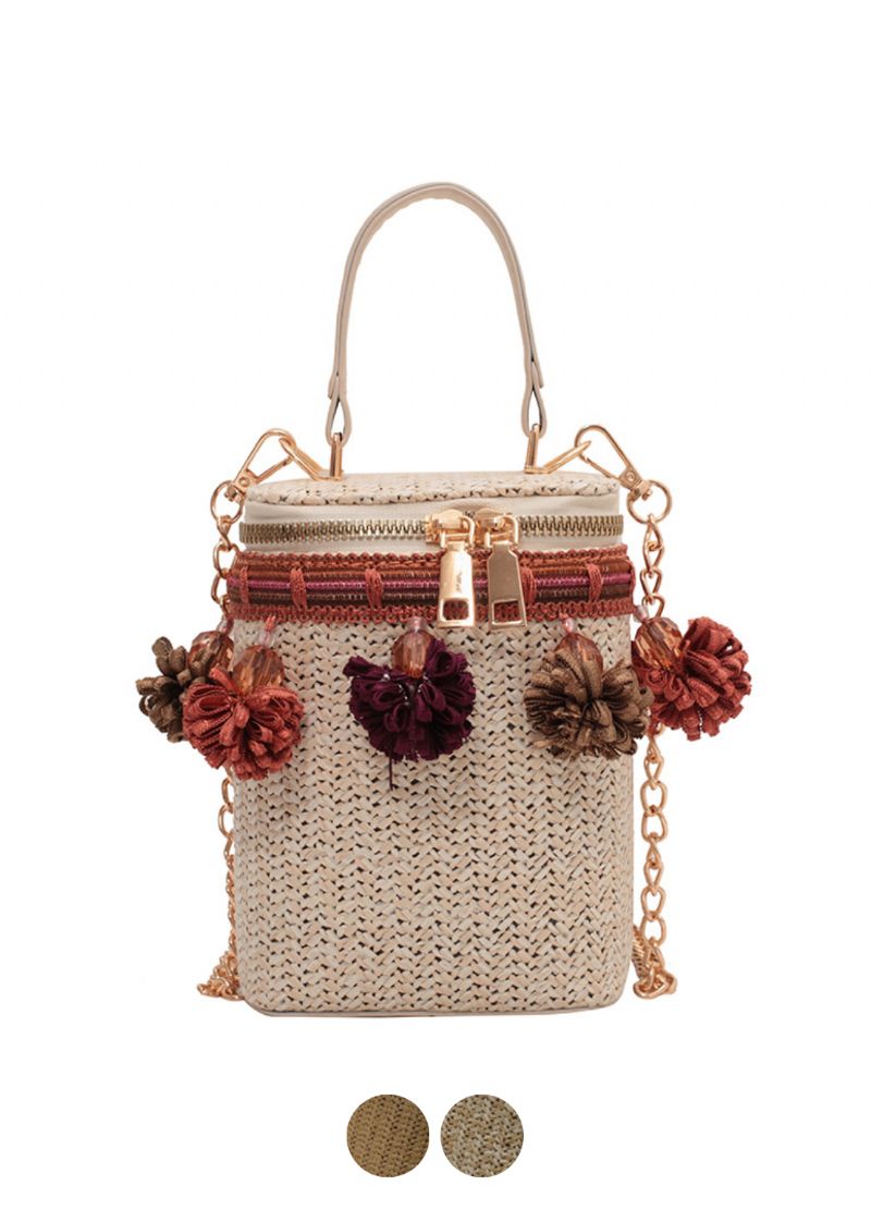 Torebka Damska Tintin Mini Woven Summer Shoulder