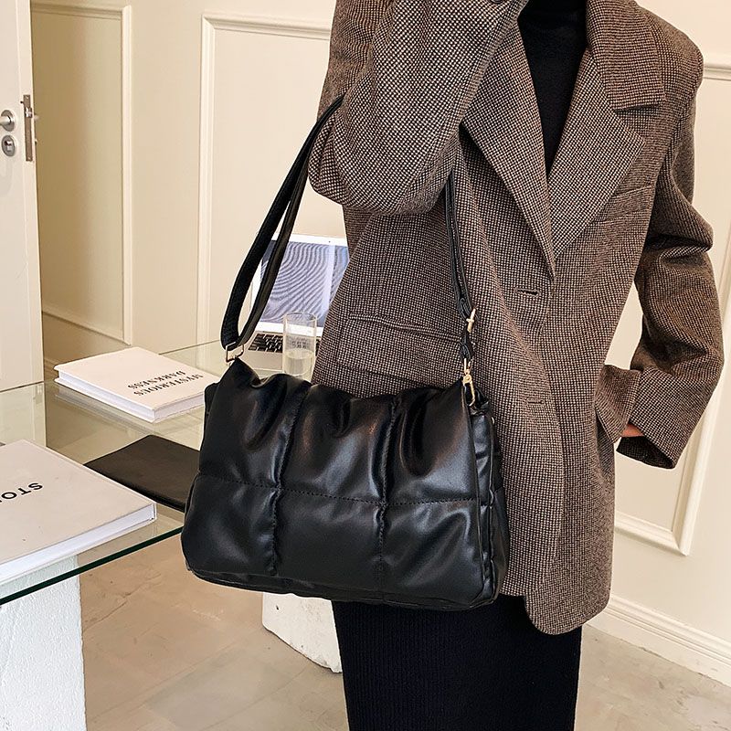 Torebki Damskie Chaman Faux Leather Na Ramię - Czarny