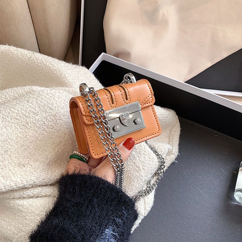 Torebki Damskie Lety Super Mini Leather Chain - Biały