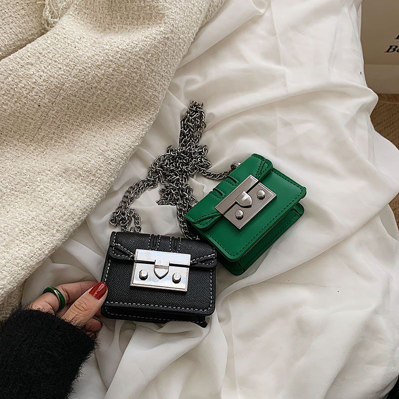 Torebki Damskie Lety Super Mini Leather Chain - Biały