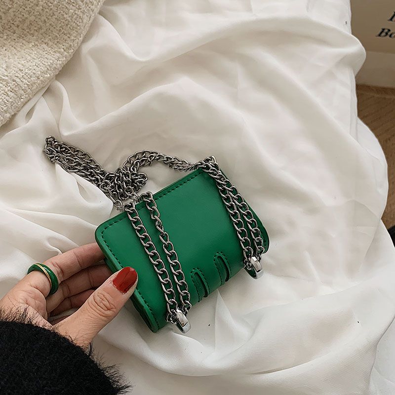 Torebki Damskie Lety Super Mini Leather Chain - Biały