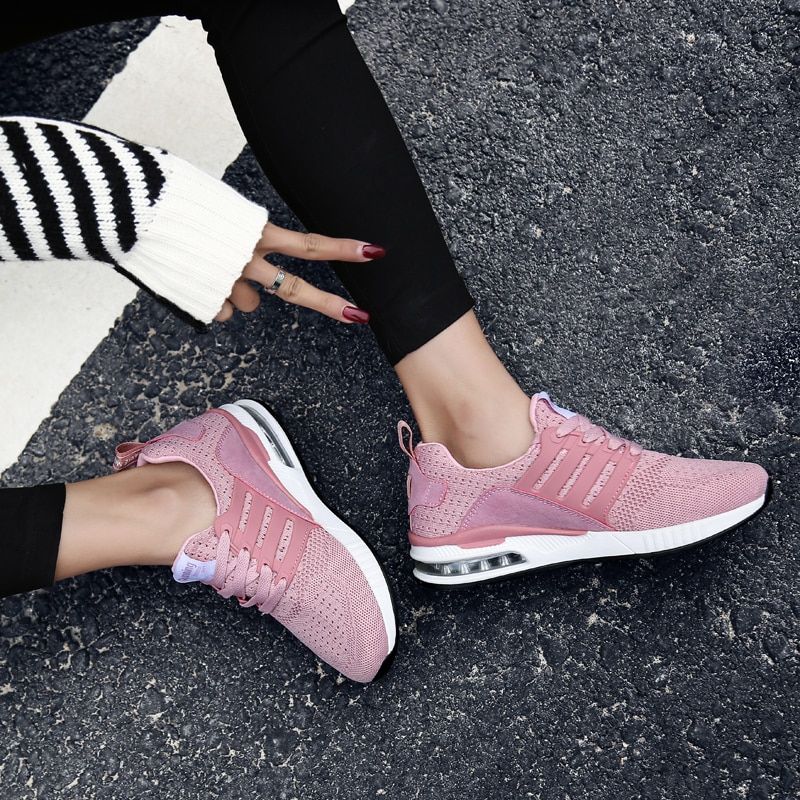 Trivial Dla Obu Płci Breathable Sneaker - Czarny