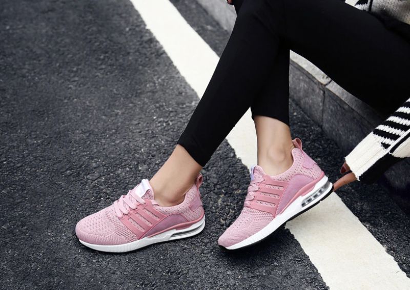 Trivial Dla Obu Płci Breathable Sneaker - Czarny