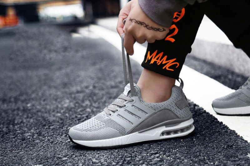 Trivial Dla Obu Płci Breathable Sneaker - Czarny