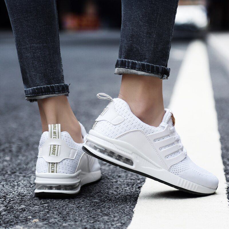 Trivial Dla Obu Płci Breathable Sneaker - Czarny