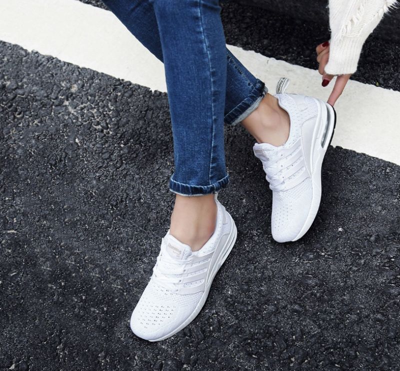 Trivial Dla Obu Płci Breathable Sneaker - Czarny