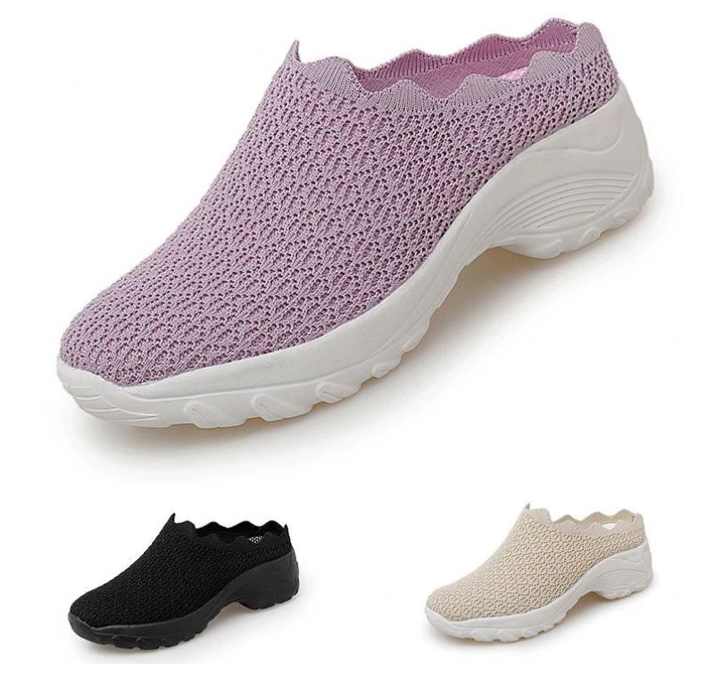 Tula Damskie Pantofle Buty - Czarny