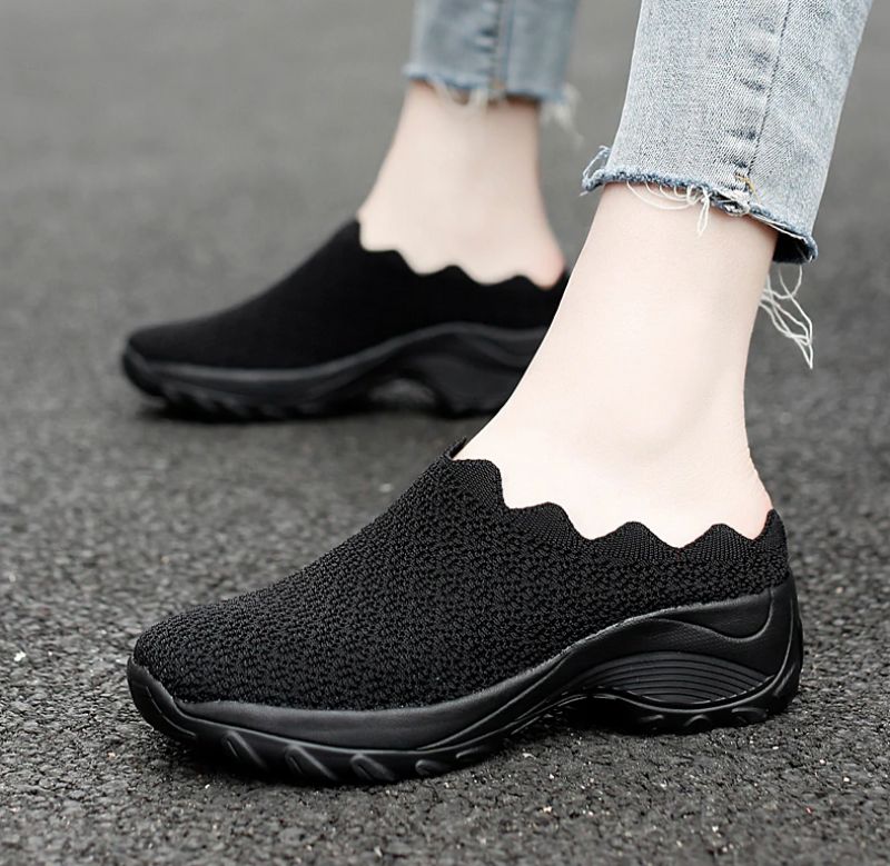 Tula Damskie Pantofle Buty - Czarny