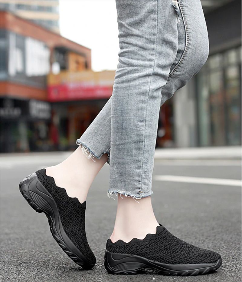Tula Damskie Pantofle Buty - Czarny