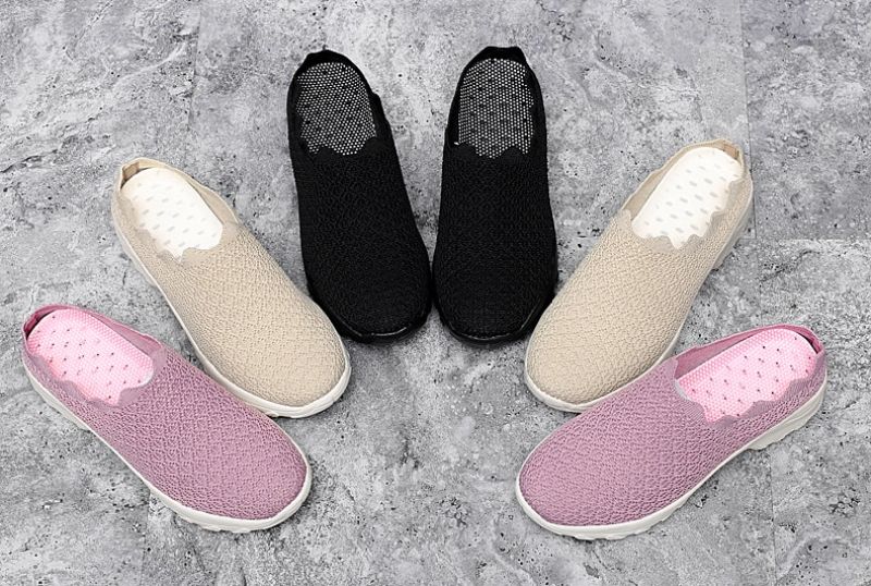 Tula Damskie Pantofle Buty - Czarny
