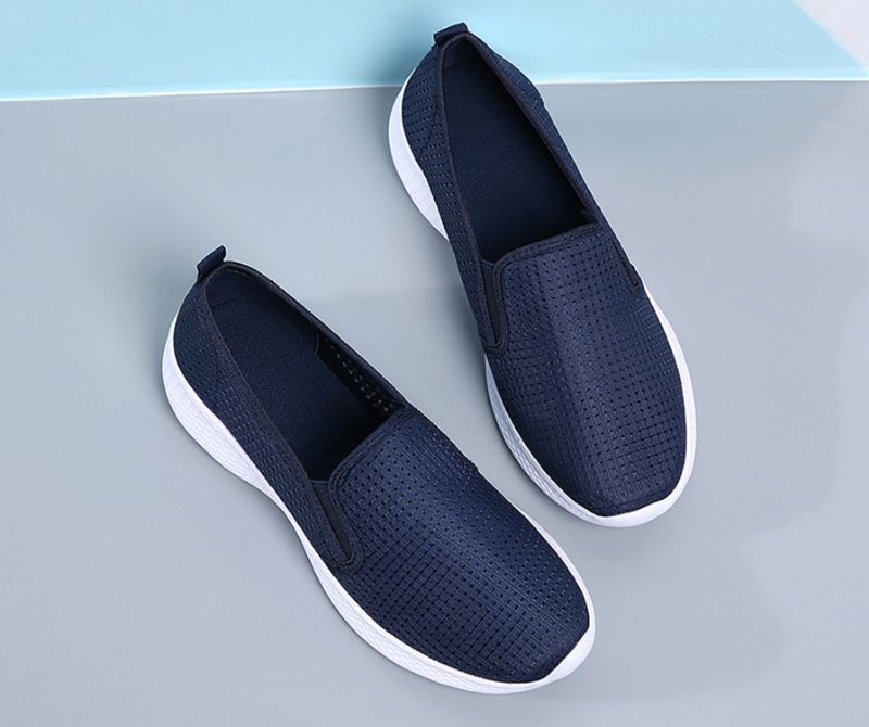 Umai Damskie Niebieskie Buty Wsuwane - Granatowy