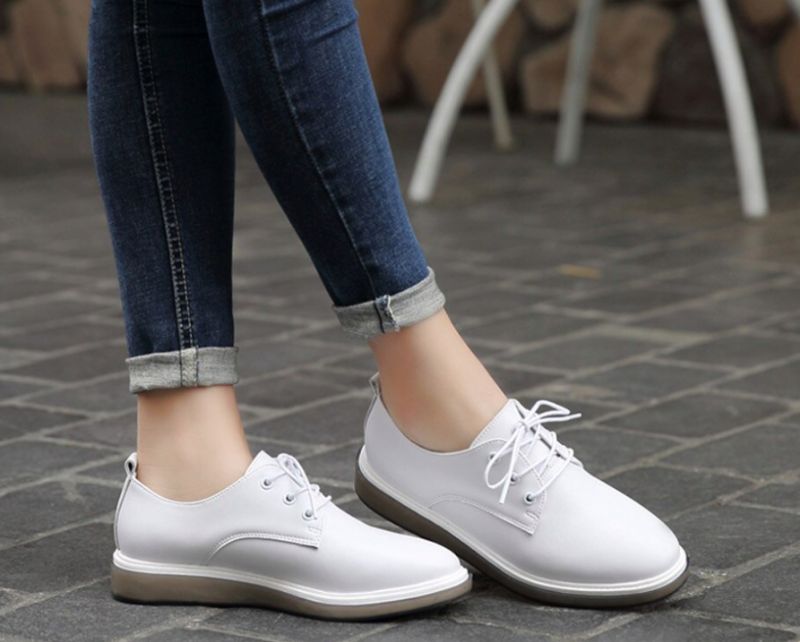 USS Shoes Kupala Women's Lace Up Loafer Shoes - Czarny