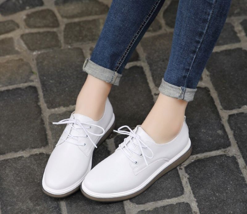 USS Shoes Kupala Women's Lace Up Loafer Shoes - Czarny