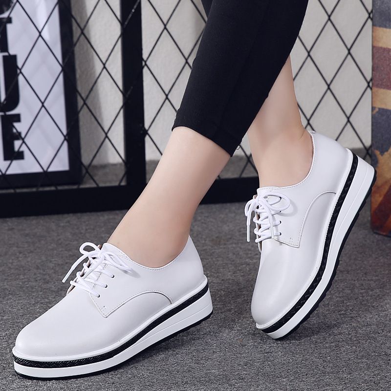 USS Shoes Kupala Women's Lace Up Loafer Shoes - Czarny