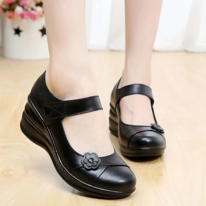 Valerie Damskie Buty Na Platformie - Czarny