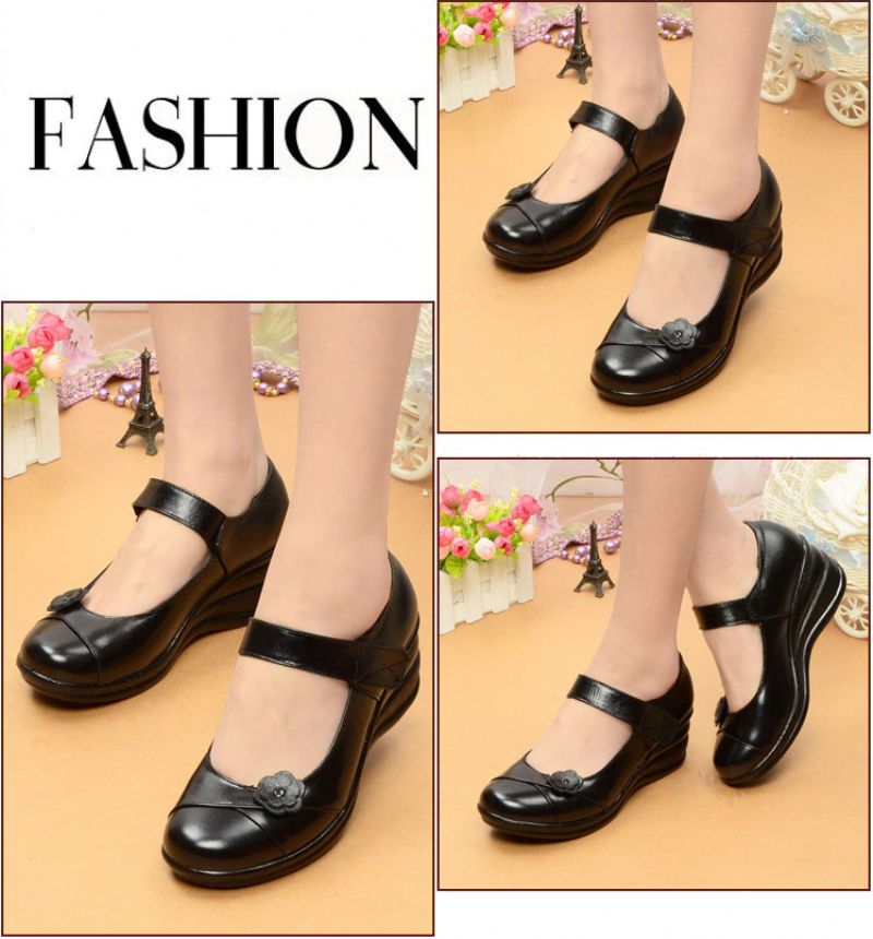 Valerie Damskie Buty Na Platformie - Czarny